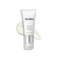 A tube of Eyelift Peptides stands upright, with a swatch of the product behind it.