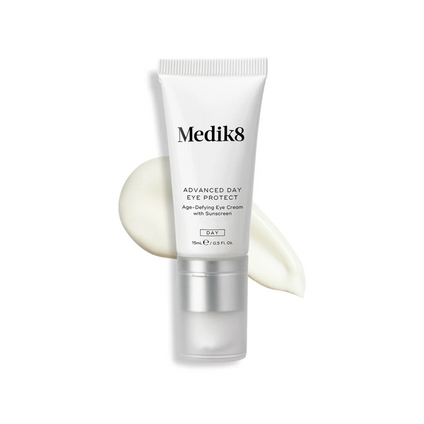 A tube of Medik8 Advanced Day Eye Protect