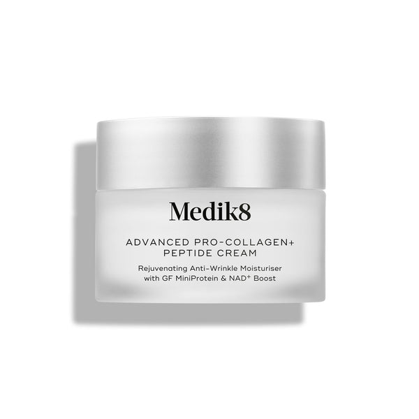 Medik8 Advanced Pro-Collagen+ Peptide Cream travel size jar on a white background