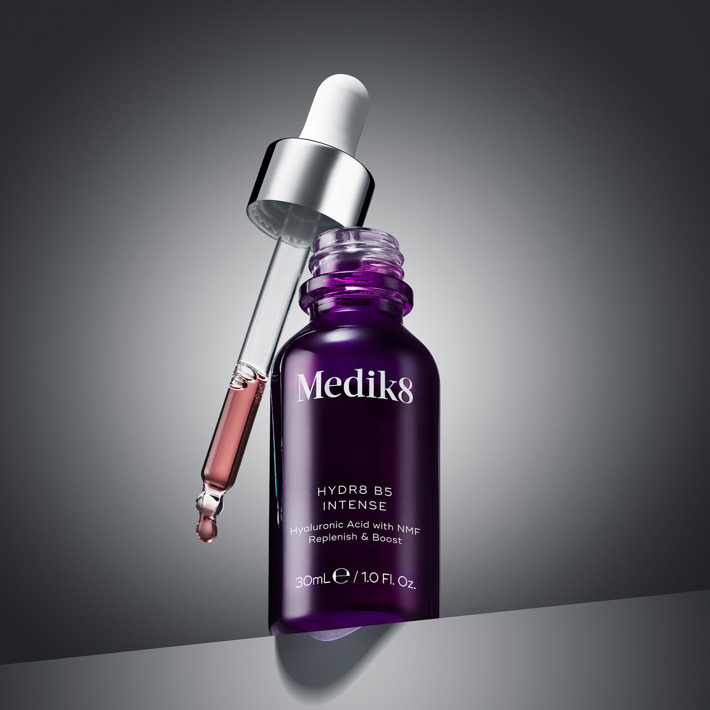 Serums category: Medik8 Hydr8 B5 Intense Hyaluronic Acid with NMF Replenish & Boost, 30ml.
