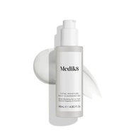 Medik8 Total Moisture Daily Cleansing Gel packshot displayed against a clean white background, highlighting the product bottle and minimalist packaging
